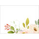 Pink Peony Spray Folded Place Cards Image 2 of 4